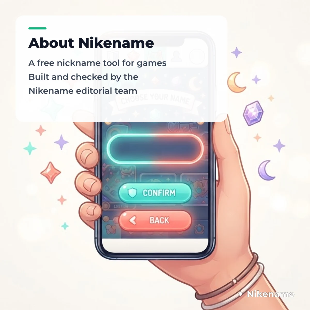 About Nikename, the free nickname tool for games